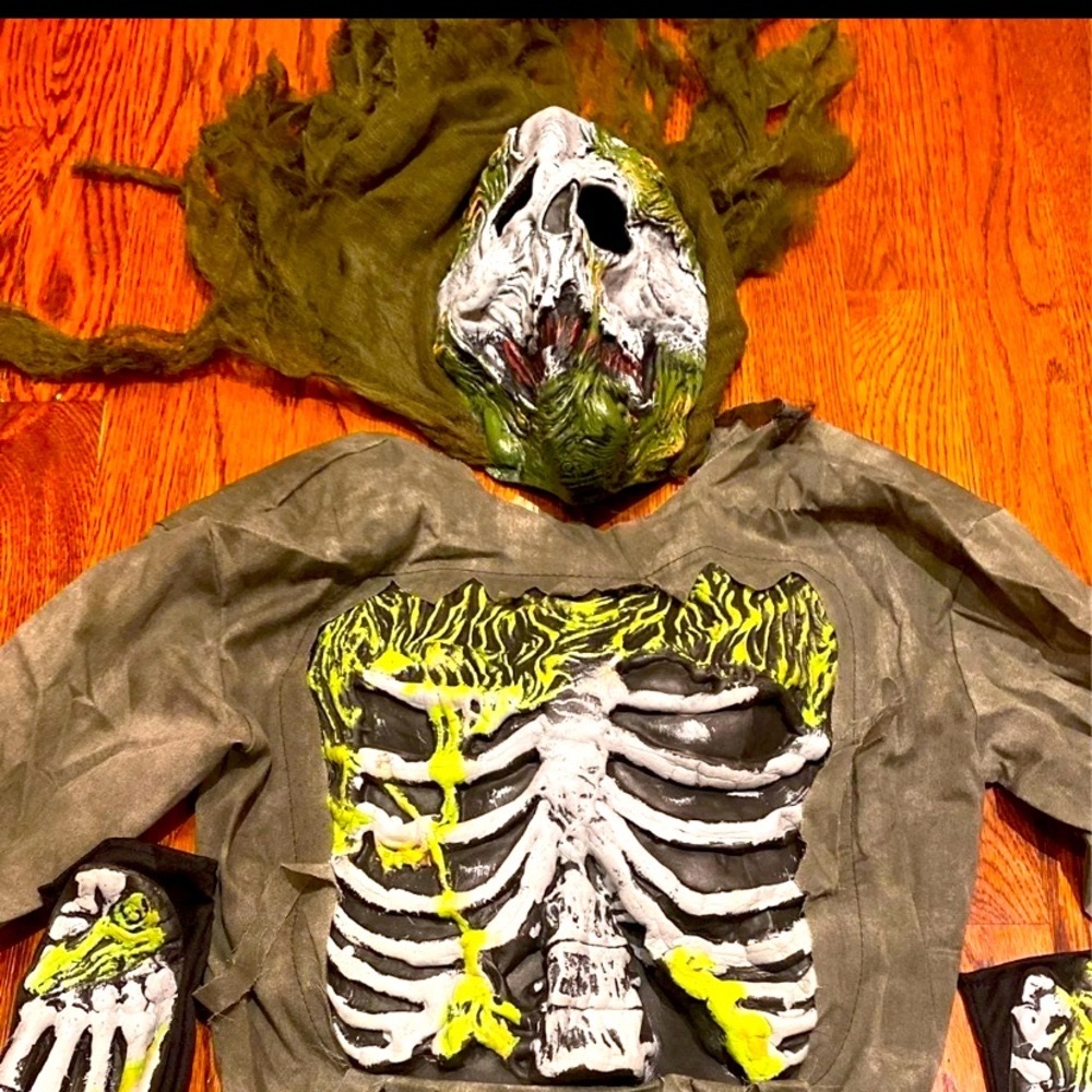 Spirit Halloween Zombie Skeleton Costume - Youth Small